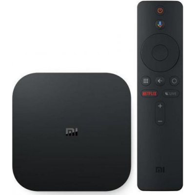 Xiaomi TV Box Mi Box S 4K UHD with WiFi USB 2.0 2GB RAM and 8GB Storage with Android 8.1 Operating System and Google Assistant