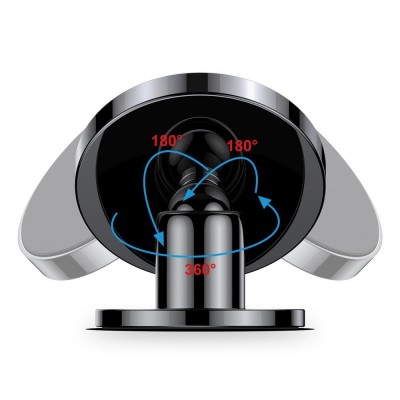 Joyroom self-adhesive Universal Magnetic Car Mount Phone Holder for Dashboard black (JR-ZS260)